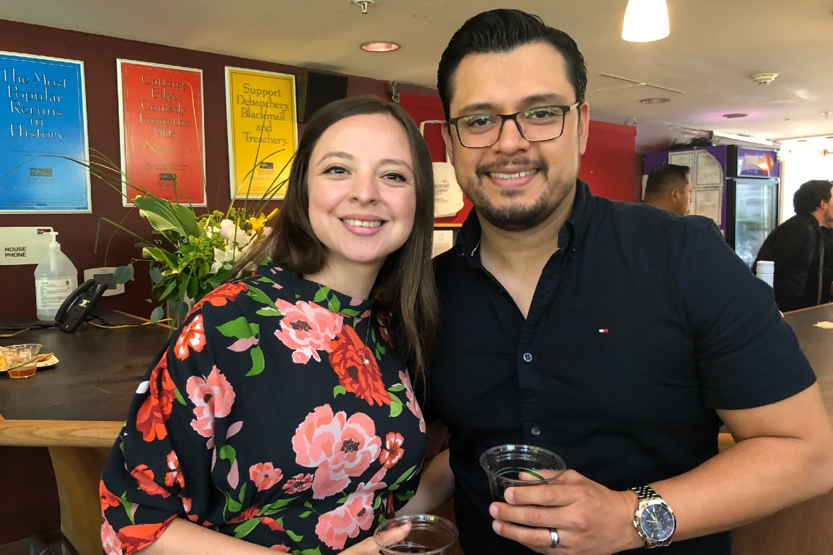 Elizabeth Saavedra and Hector Melendez Elizabeth Saavedra and Hector Melendez