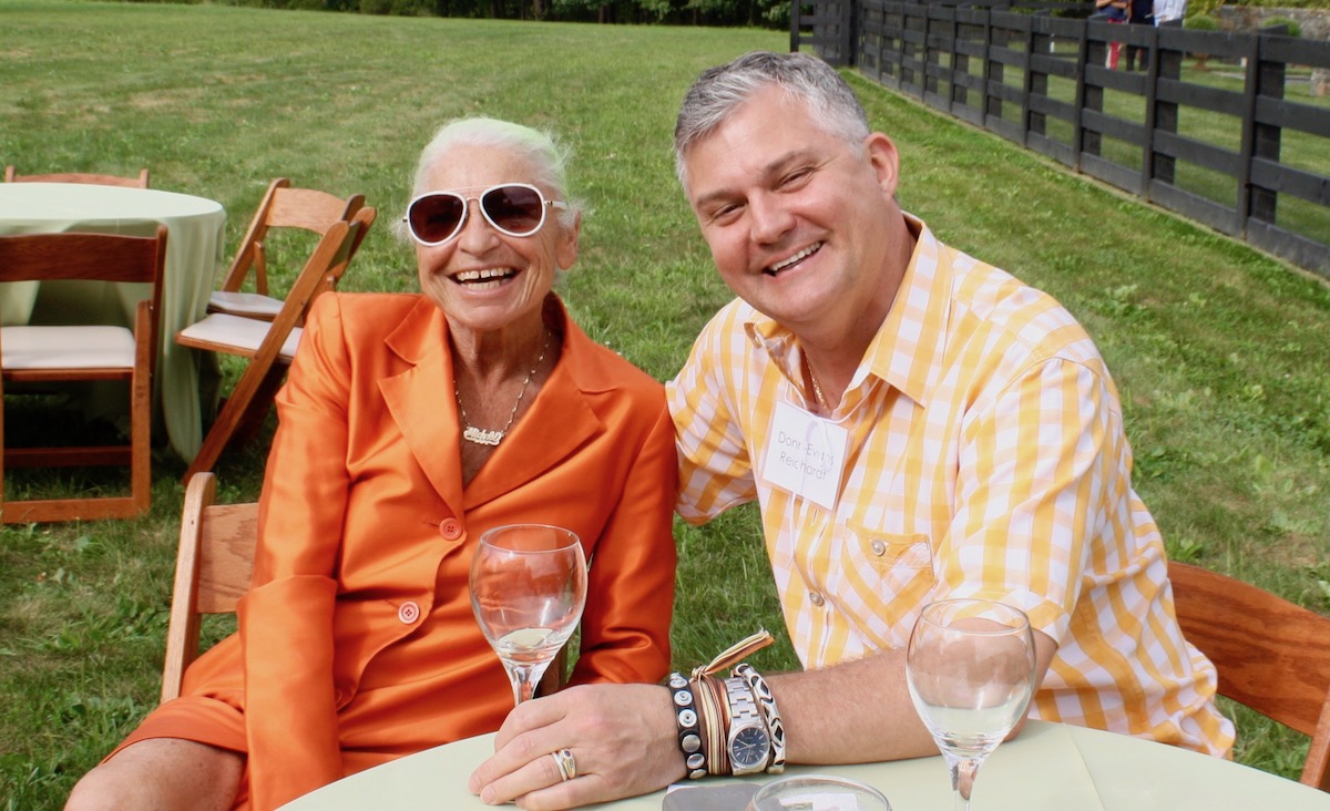 Michele Saunders,&nbsp;a realtor at HOUSE Hudson Valley, and Dom Evans Reichardt.