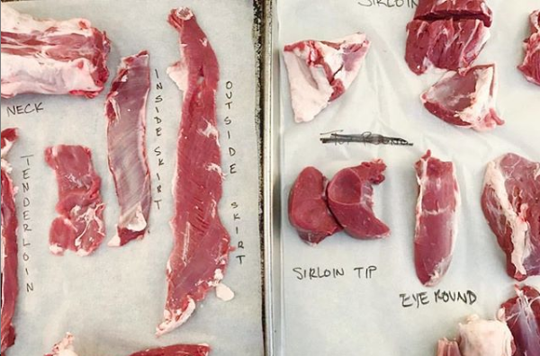 Just some of the fresh cuts available at Sawkill Farm in Red Hook.&nbsp;Photo provided by Sawkill.