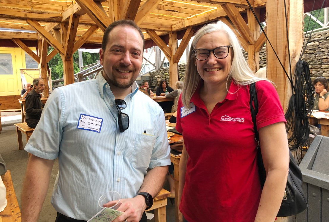 Kris Schneider and Allison Neumann of Herrington's
