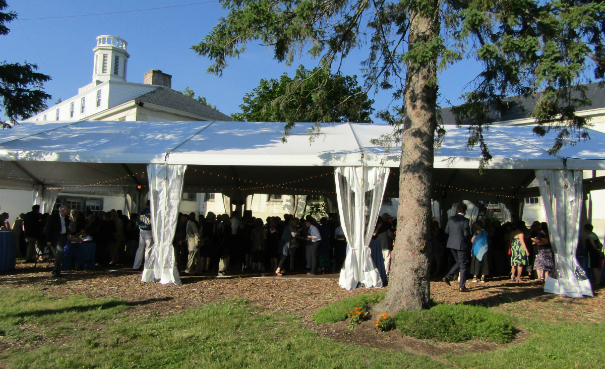 Events kicked off with cocktails outside the Tina Packer Playhouse. Events kicked off with cocktails outside the Tina Packer Playhouse.