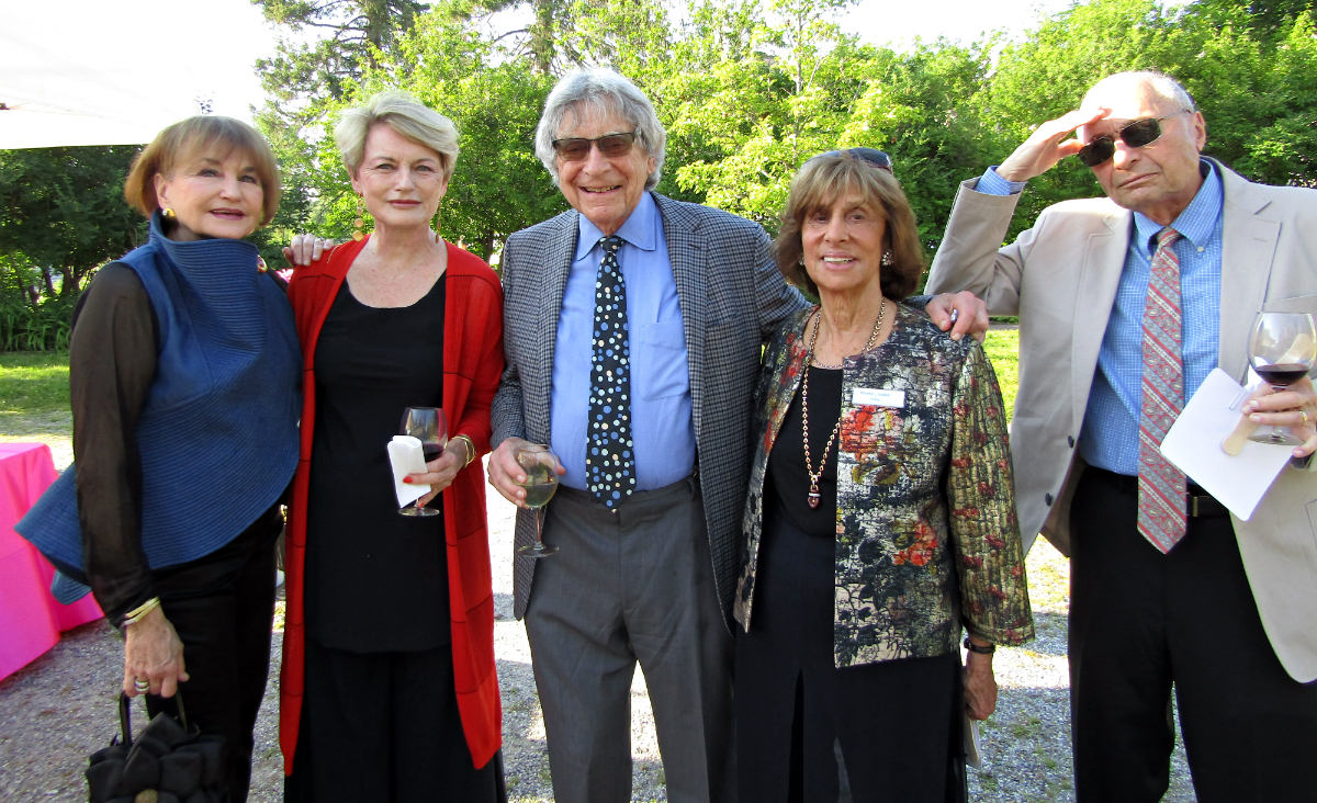 Actress Annette Miller, Elaine Panitz, Donald Giddon, trustee and gala co-chair Phoebe Giddon and Fred Panitz Actress Annette Miller, Elaine Panitz, Donald Giddon, trustee and gala co-chair Phoebe Giddon and Fred Panitz