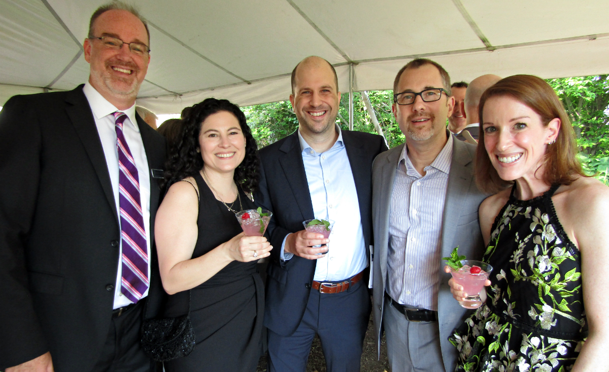 Managing Director Adam Davis with Marlo Hyman, Ken Goldman, and Mark and Jennifer Salzberg Managing Director Adam Davis with Marlo Hyman, Ken Goldman, and Mark and Jennifer Salzberg