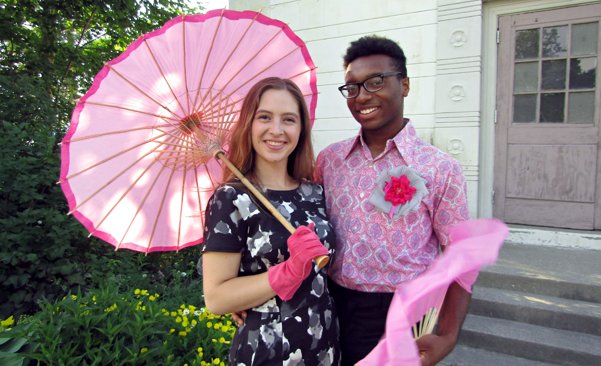 Maddie Groff and Devon Burton from the Summer Conservatory Program Maddie Groff and Devon Burton from the Summer Conservatory Program