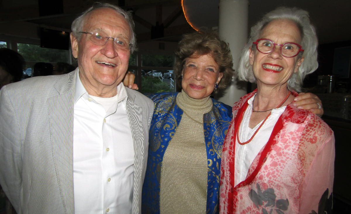 Gordon and Carole Hyatt with choreographer and performer Susan Dibble Gordon and Carole Hyatt with choreographer and performer Susan Dibble