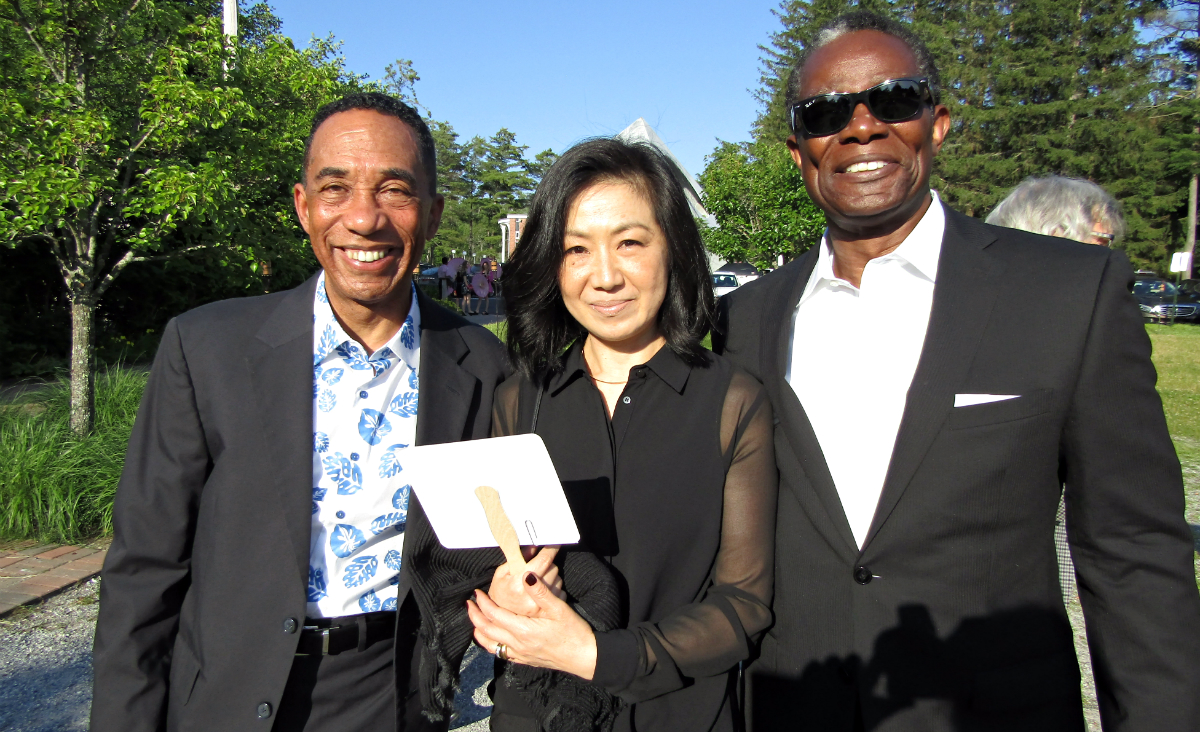 Director Regge Life, Kyoko Life and actor and trustee John Douglas Thompson Director Regge Life, Kyoko Life and actor and trustee John Douglas Thompson 