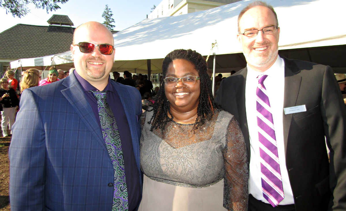 Sam VanSant, Gwendolyn Hampton VanSant, and Managing Director Adam Davis Sam VanSant, Gwendolyn Hampton VanSant, and Managing Director Adam Davis