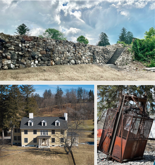 The future home of Bennett Park in Millbrook, formarly the site of the ruins of Halcyon Hall.&nbsp;