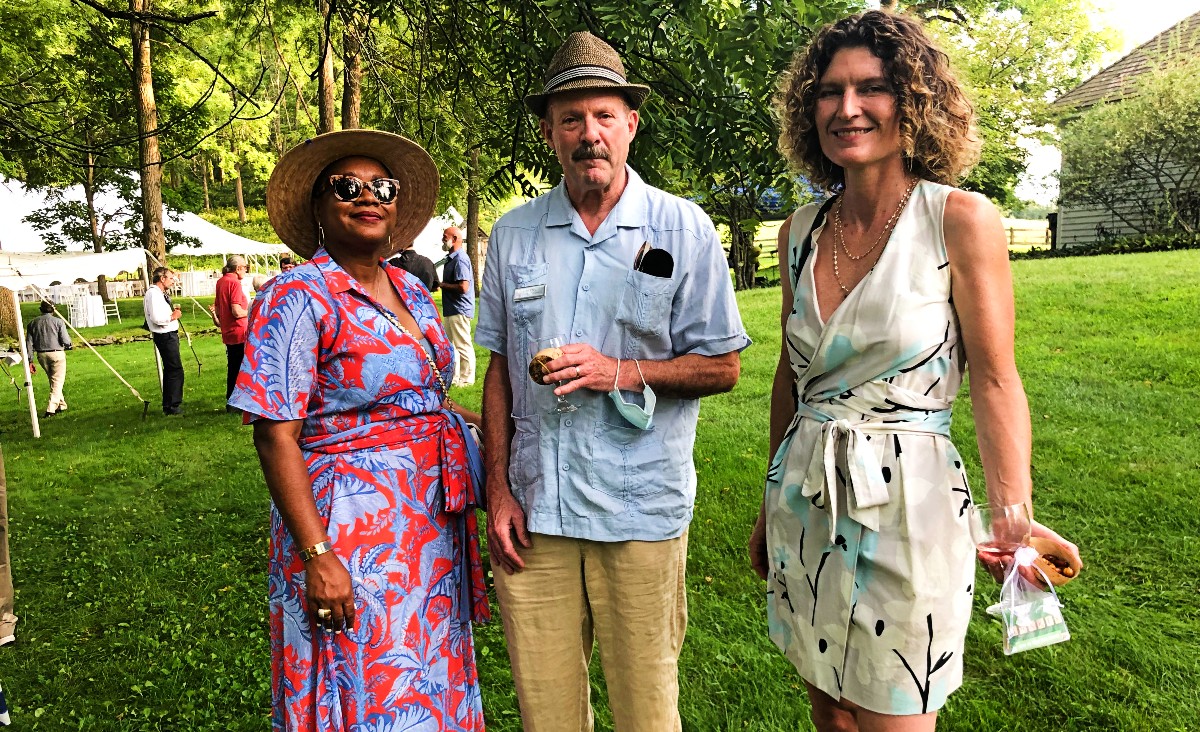 Nichole Saland, John Dax, vice chair of the board, and Ariana Smart Truman Nichole Saland, John Dax, vice chair of the board, and Ariana Smart Truman