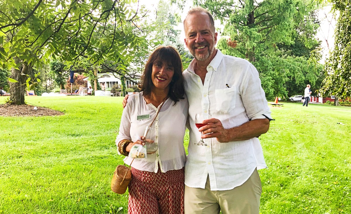 Kathy Weiser, a board member, and Mark Morton Kathy Weiser, a board member, and Mark Morton