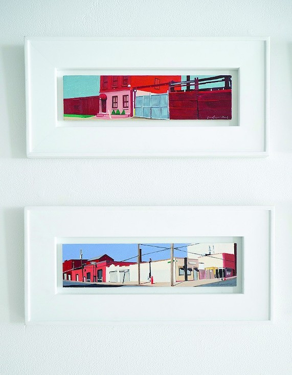 Two landscapes from &ldquo;Dee Shapiro: Peripheral Visions&rdquo;