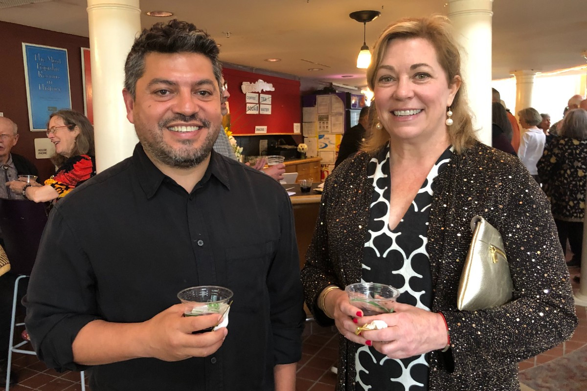 Miguel Silva and Leigh Doherty, executive director of Literacy Network of South Berkshire Miguel Silva and Leigh Doherty, executive director of Literacy Network of South Berkshire