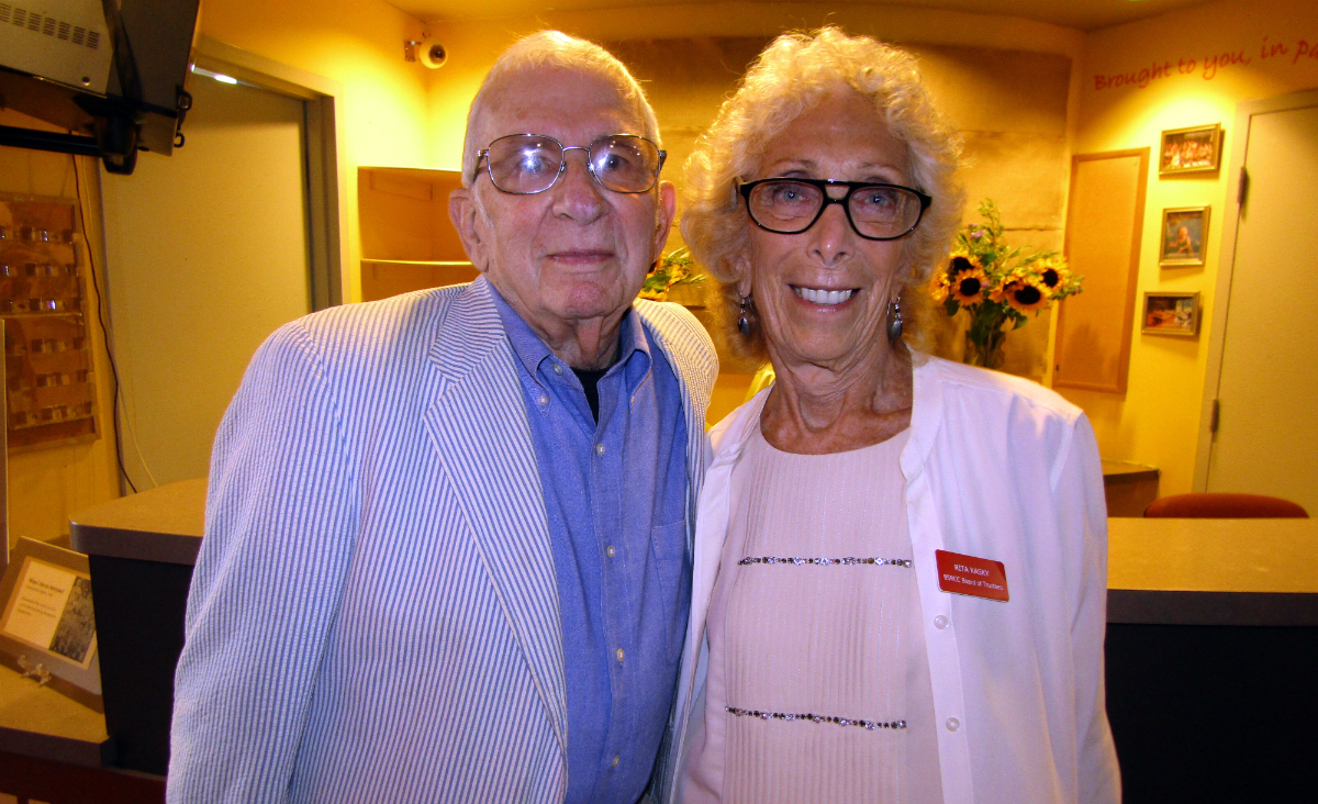 Bill Cohn and trustee Rita Kasky.