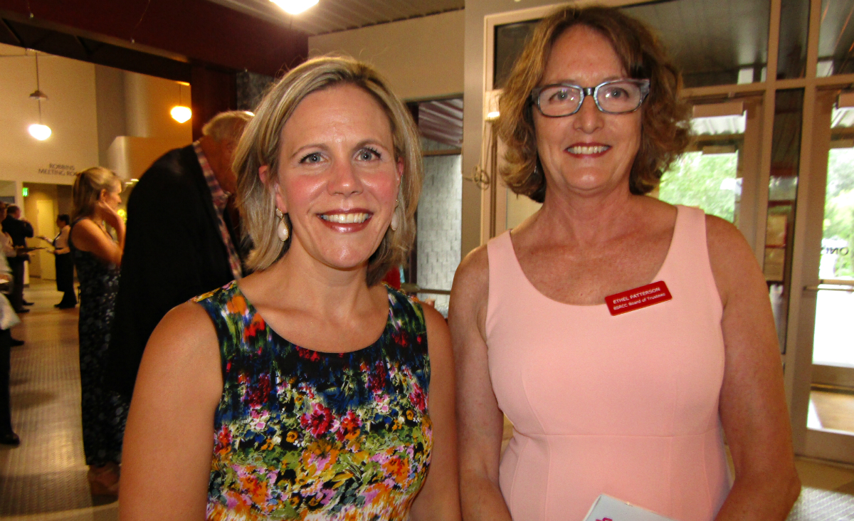 Berkshire South's Executive Director Jenise Lucey with the Center's Board Chair, Ethel Patterson.