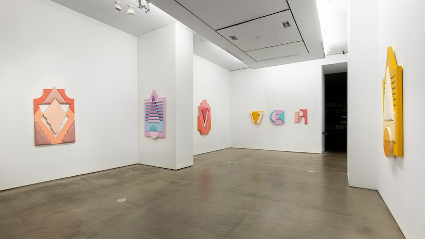 Guadagnoli's work at the Sasya Geisberg Gallery, NY, 2019