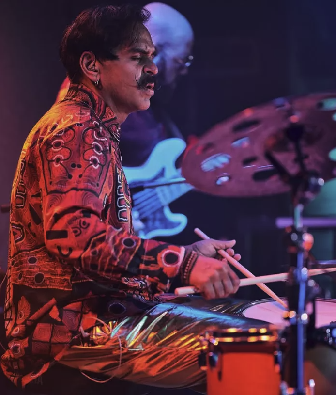 Sunny Jain, the "Hendrix of dhol," returns to the Spiegeltent on July 11.