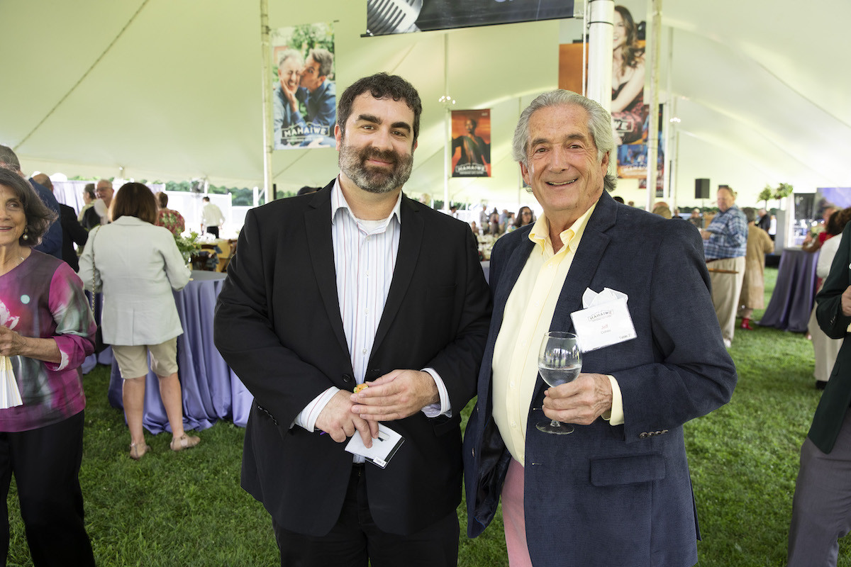 Massachusetts State Senator Paul Marks with&nbsp;former Mahaiwe board member Jeffrey N. Cohen
