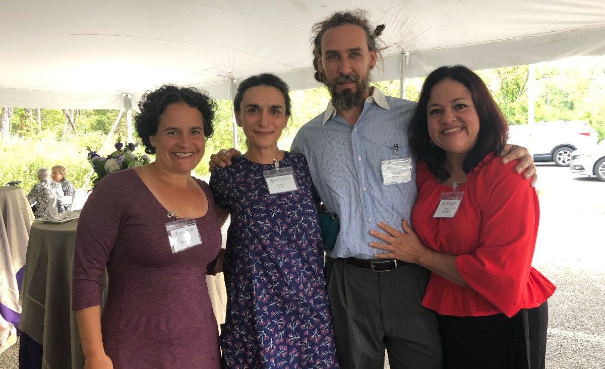 Ilana Steinhauer, executive director of Volunteers in Medicine Berkshires; Samara Klein, Daniel Bialowas, and Ruby Maldonado Ilana Steinhauer, executive director of Volunteers in Medicine Berkshires; Samara Klein, Daniel Bialowas, and Ruby Maldonado