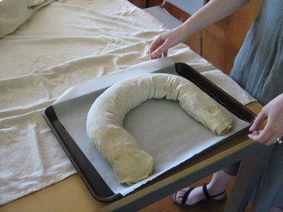 strudel baking sheet