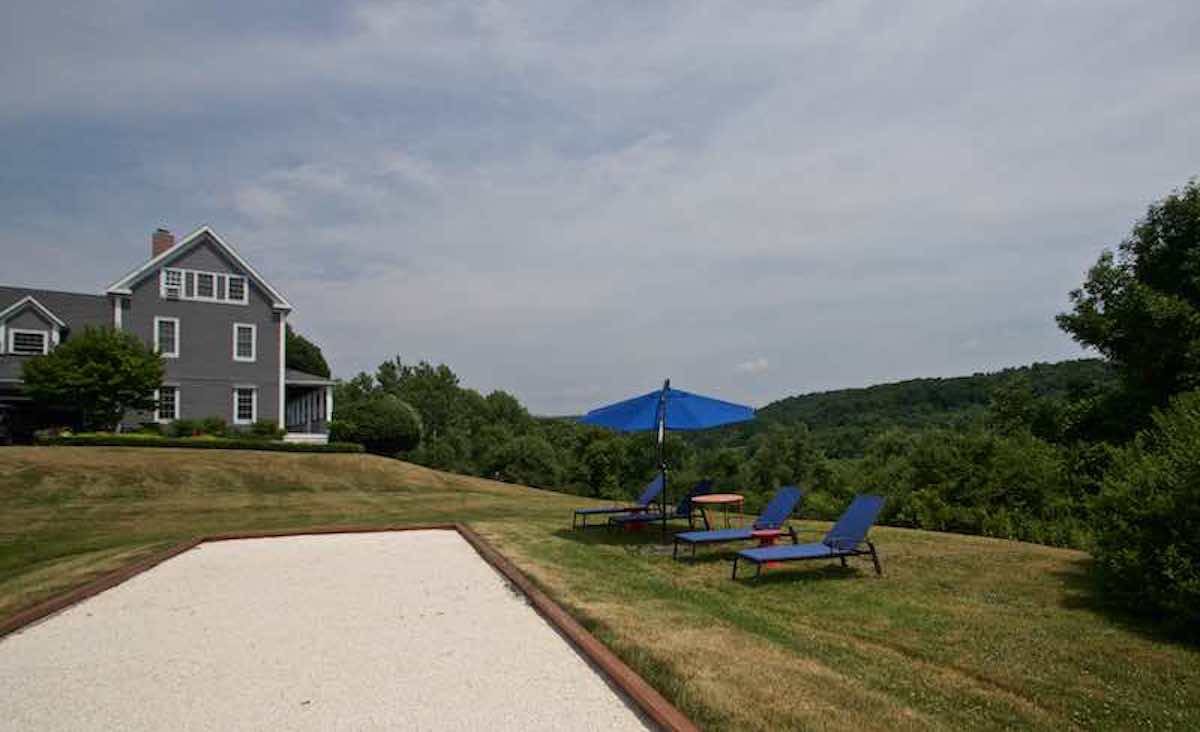 Backyard with views