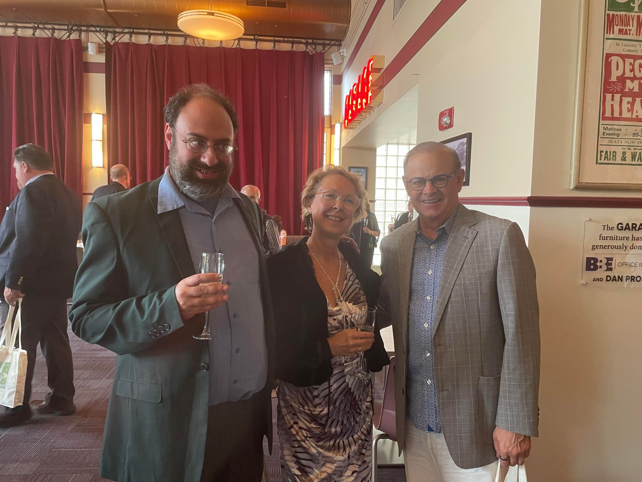 Jonathan Swartz, Lori Robbins, and David Lloyd