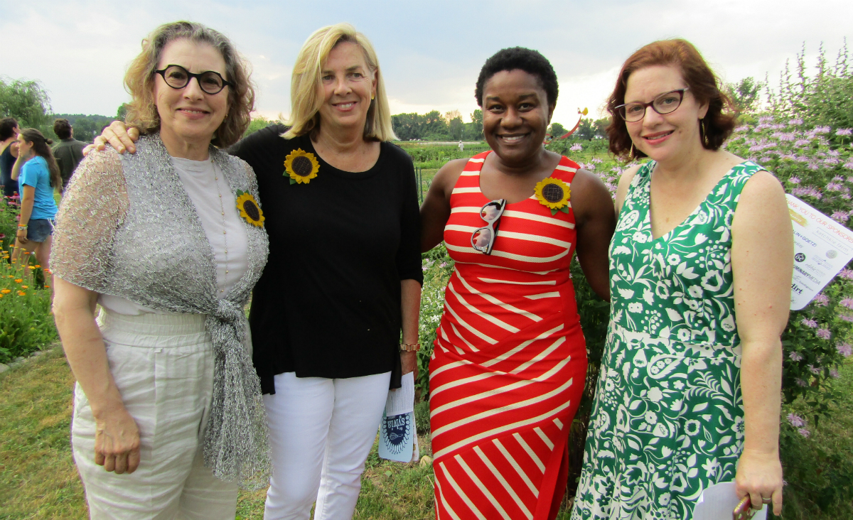 Sylvia Center board members&nbsp;Trudy Gottesman, Debbie Gardner&nbsp;and&nbsp;Courtney Archer-Buckmire&nbsp;with its executive director,&nbsp;Jennifer John.