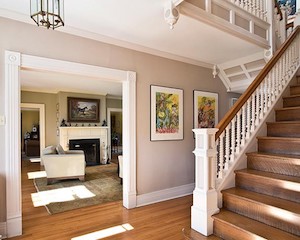 Stairs to second floor