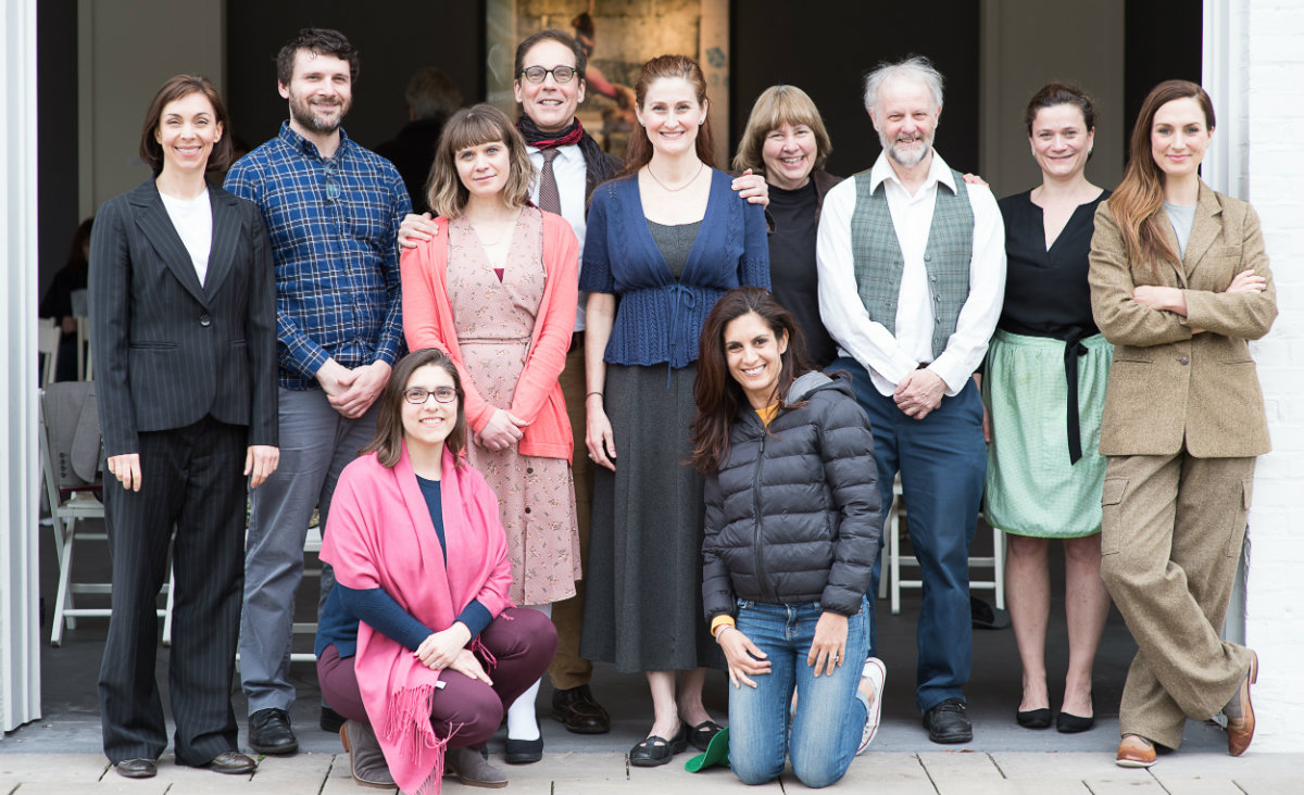 Caroline Kinsolving (far right) and the cast of "Our Town." Caroline Kinsolving (far right) and the cast of "Our Town."