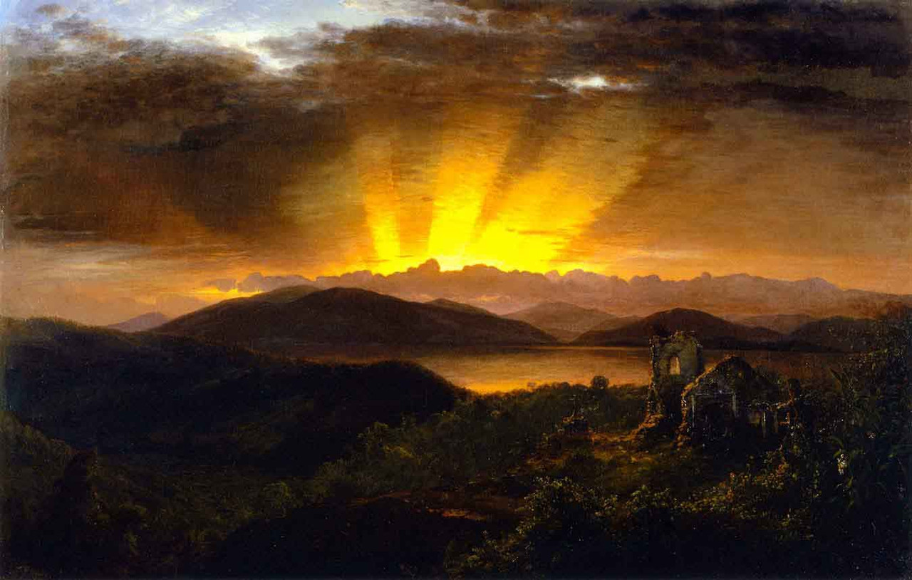 "The After Glow" by Frederic Church.