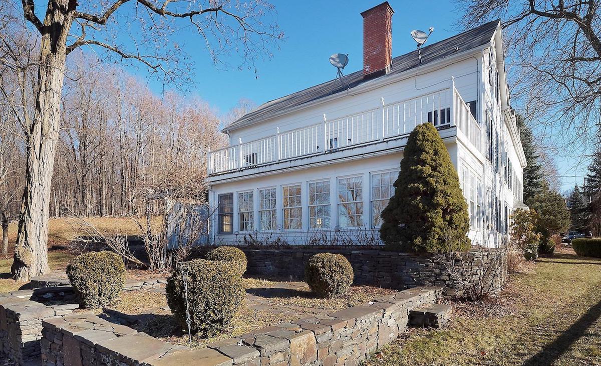 Exterior view of the sunroom
