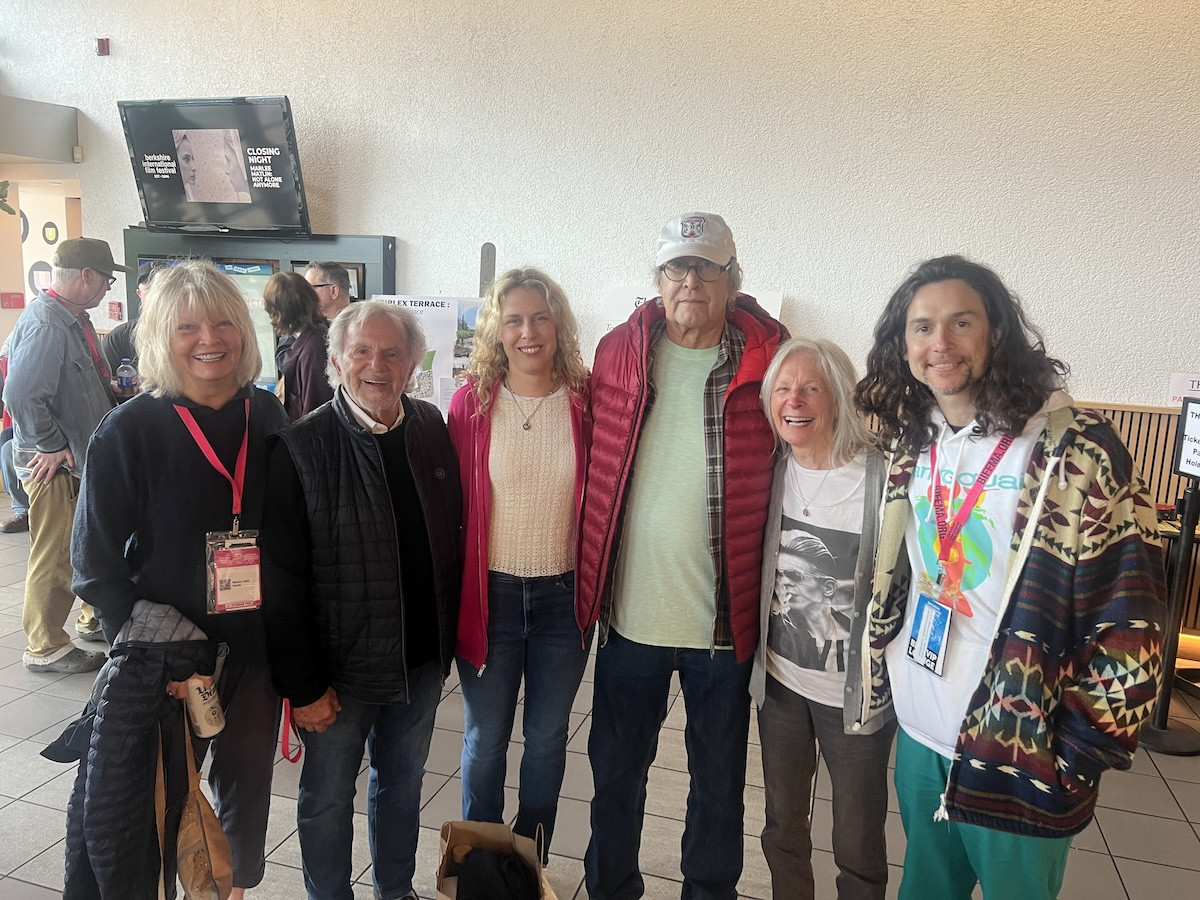 Nancy Hult Ganis,&nbsp;with her husband Sid Ganis, former president of the Academy of Motion Picture Arts and Sciences, Sydney Chase, Chevy Chase, Maura Smith, director of Steve Schapiro: Being There, and her son Theo Schapiro. Chase, a close friend of&nbsp;Steve Schapiro, made a suprise stop&nbsp;at the Caddie&nbsp;Shack&nbsp;minigolf course in Canaan on his way to the festival, which caused quite a stir online!