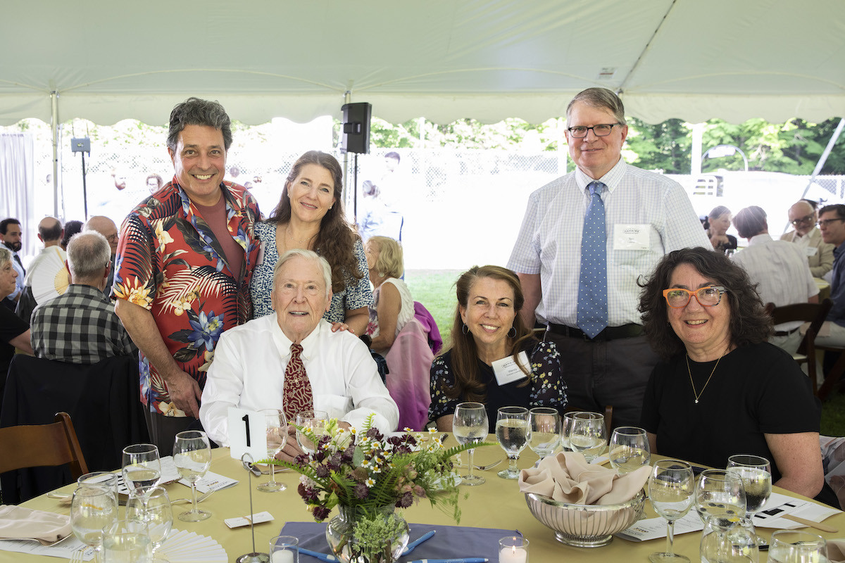 David Valcin, Diane Murphy, Tom Lawrey, Mahaiwe board member Bob Boyett, Wendy Orshan-Lawrey, former Mahaiwe board member Abbie Strassler