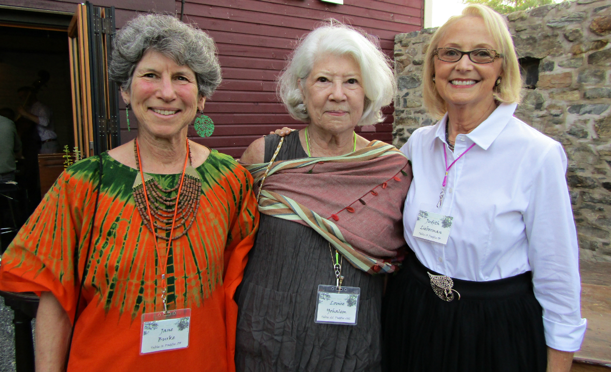 Jane Burke, volunteer Louise Yohalem and Judy Lieberman. Jane Burke, volunteer Louise Yohalem and Judy Lieberman.