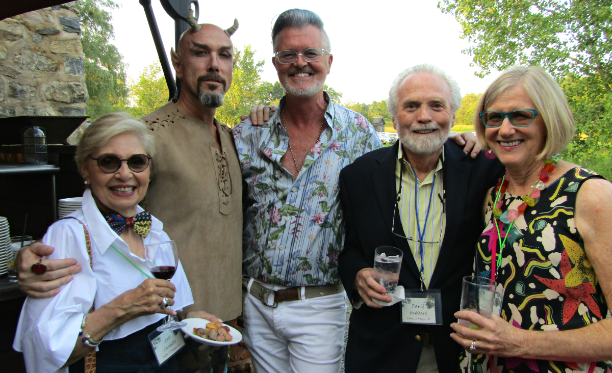 Lois Cardillo, Ken DeLoreto, who served as the evening's co-auctioneer, Ritch Holben, David Hubbard and Elizabeth Olenbush. Lois Cardillo, Ken DeLoreto, who served as the evening's co-auctioneer, Ritch Holben, David Hubbard and Elizabeth Olenbush.
