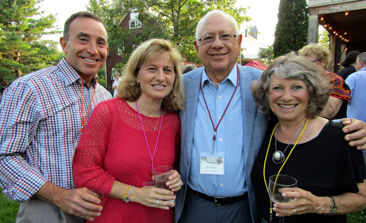 Rich Friedman, Nancy Goldstone, and Richard and Diane Richter. Rich Friedman, Nancy Goldstone, and Richard and Diane Richter.