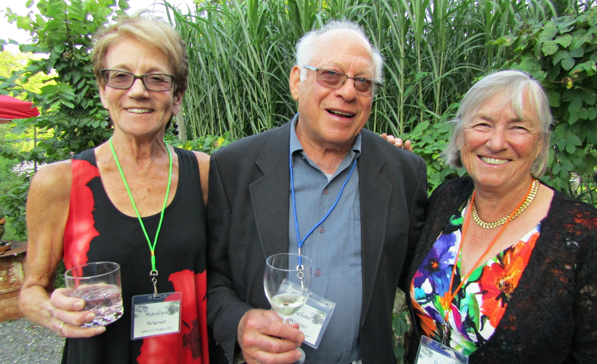 Marilyn and Michael Wiener with Julie Blake. Marilyn and Michael Wiener with Julie Blake.