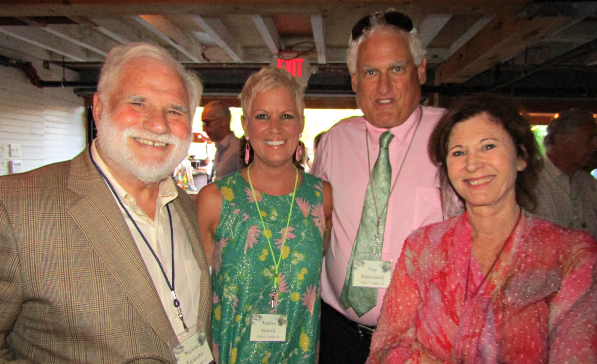 Michael Richman, Kathy Walsh, Trip Rothschild and event co-chair Patricia Hubbard. Michael Richman, Kathy Walsh, Trip Rothschild and event co-chair Patricia Hubbard.