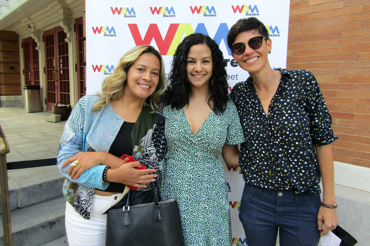 Marina from Railroad Street Youth Project, Lorena Dus from the Berkshire Immigrant Center, and Nancy from Spot On