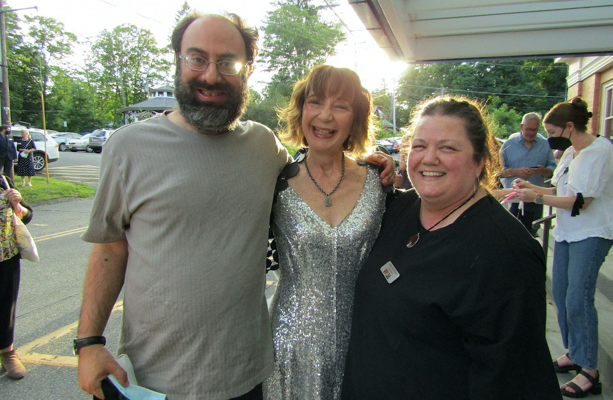 Jonathan Swartz, Vicki&nbsp;Bonnington, and WAM Production Manager and Scenic Designer Juliana von Haubrich