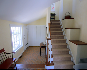 Staircase to second floor. Staircase to second floor.