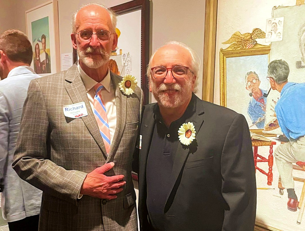 MAD Magazine artist Richard Williams and editor John Ficarra