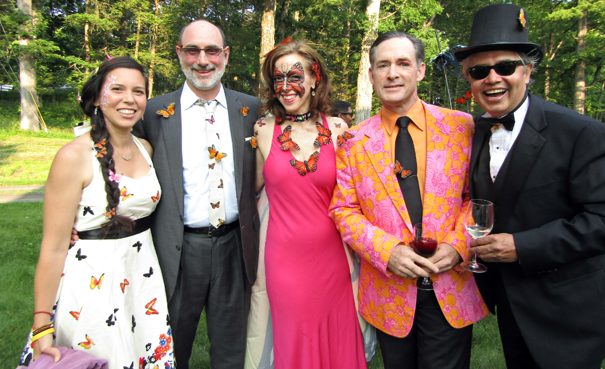 Dressed to the nines: Monica Worthington, Christian Mundigo, Braden Rhetts, Herbert Krackow and Dairo Chamorro