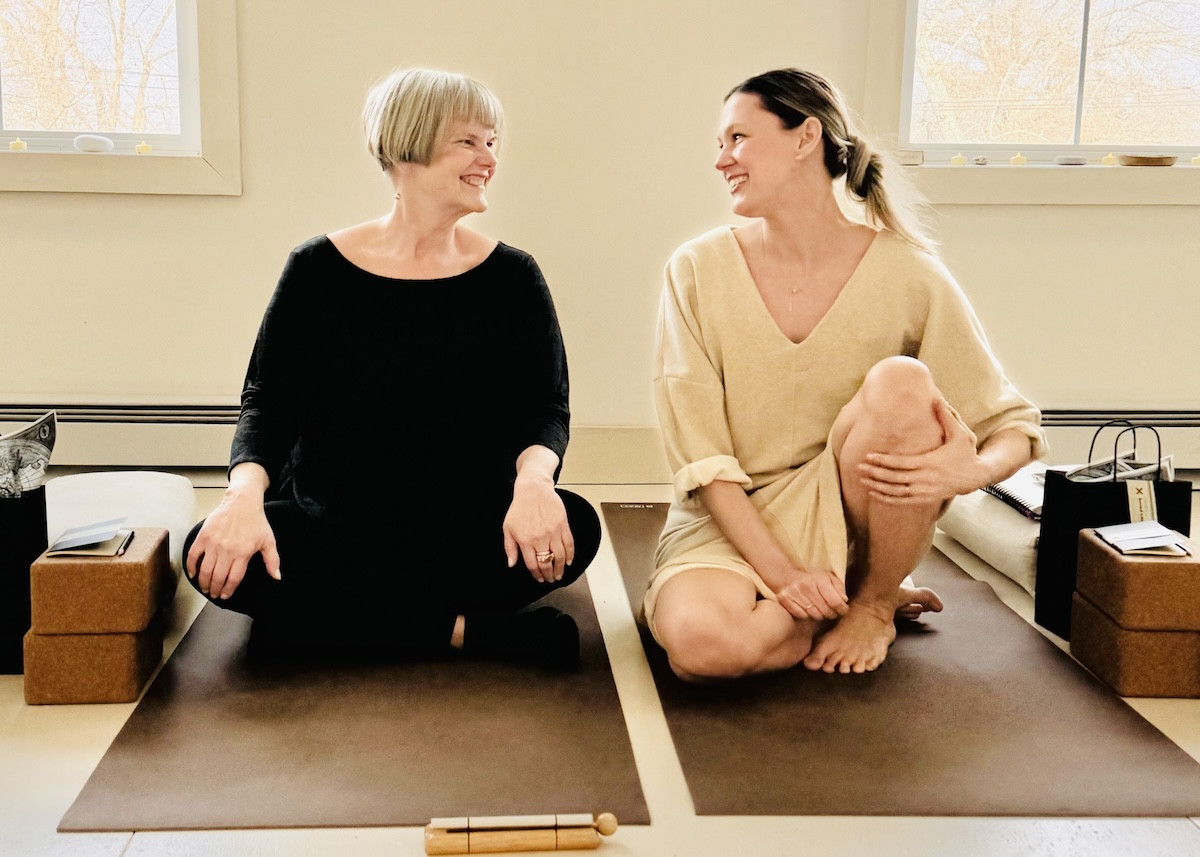 Alicia Johnson and Catherine Zack preside over a Buried Treasure workshop at Village Yoga. (Photos Provided by Alicia Johnson) Alicia Johnson and Catherine Zack preside over a Buried Treasure workshop at Village Yoga. (Photos Provided by Alicia Johnson)