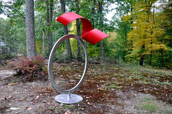 A Sculptor's Steely Resolve Results In A Forest of Figures At Butler Sculpture Park