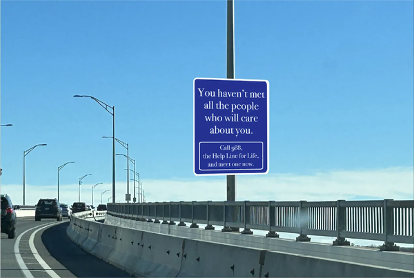 Artist Proposes Suicide Prevention Signs After Uptick in Deaths at Hudson River Bridge