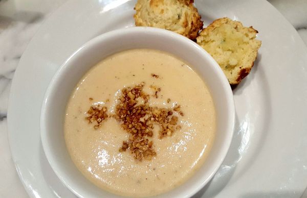 Recipe: Cauliflower Soup With Buckwheat Drizzle