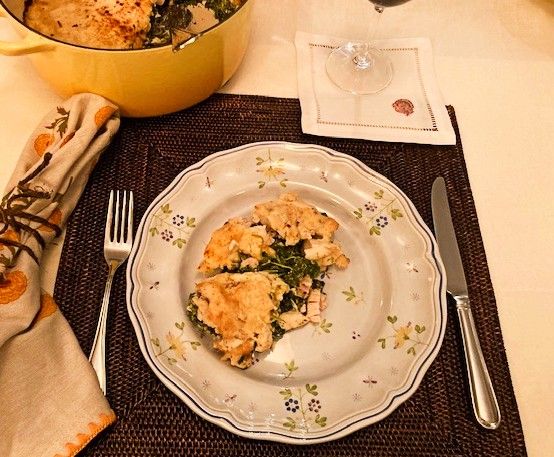 Recipe: Chicken Florentine (Or: What To Do With Turkey Leftovers)