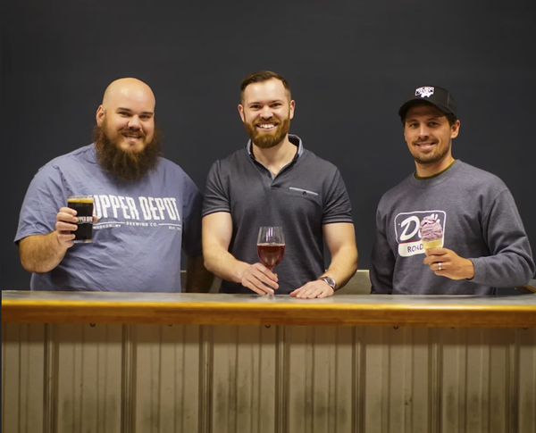 Beer, Wine, Ice cream, and Fried Chicken: Upper Depot Brewing, Dyad Wine, and Del’s Roadside Launch Delicious Collab