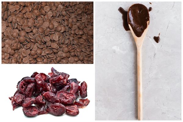 Recipe: Chocolate Ganache With Dried Cranberries