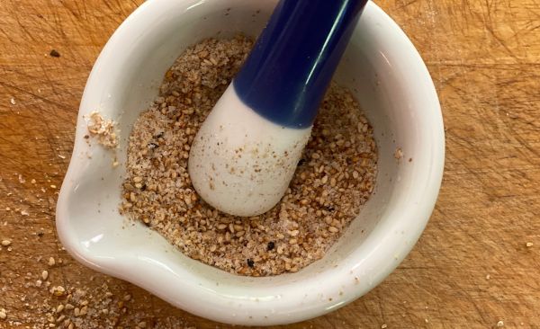 Recipe: Homemade Gomasio with Locally Grown Sesame Seeds